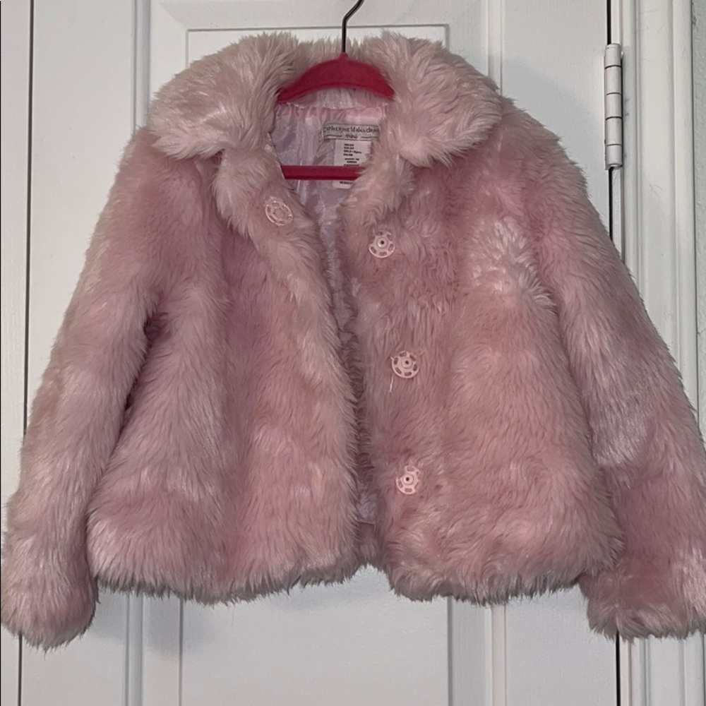 Faux fur coat